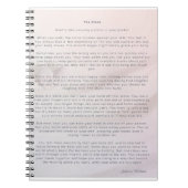 Der Stein Notizblock (Vorderseite)