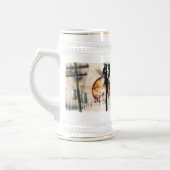 Der Stein-Tasse des Störungssuchers Bierglas (Links)