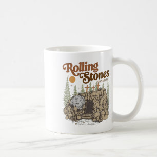 Der Stein wurde weggeschleudert, er ist live Retro Kaffeetasse