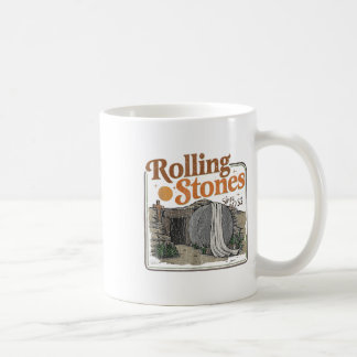 Der Stein wurde weggeschleudert, er ist live Retro Kaffeetasse