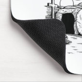 Der Stein wurde weggeschleudert, er lebt Christlic Mousepad (Ecke)