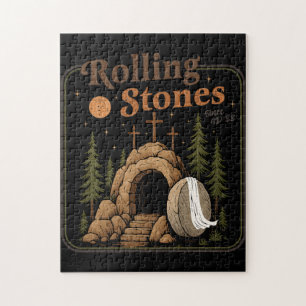 Der Stein wurde weggeworfen, um zu Ostern zu werde Puzzle