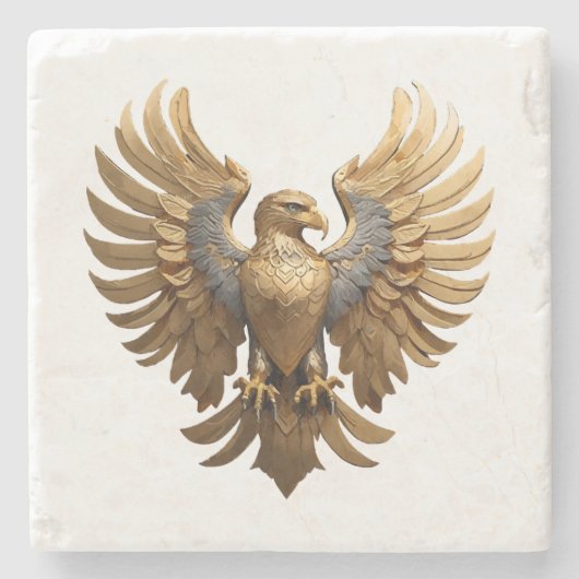 Der Steinadler Steinuntersetzer (Vorderseite)