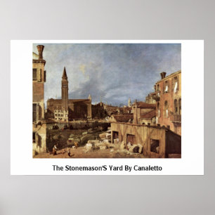 Der Steingarten von Canaletto (II) Poster