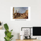 Der Steingarten von Canaletto (II) Poster (Heimbüro)