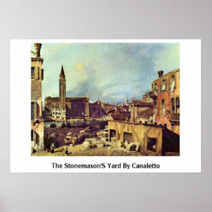 Der Steingarten von Canaletto (II) Poster