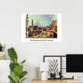 Der Steingarten von Canaletto (II) Poster (Heimbüro)