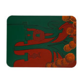Der Steingott und sein Löwe 2010 Magnet (Horizontal)
