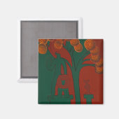 Der Steingott und sein Löwe 2010 Magnet (Vorderseite/Rückseite)