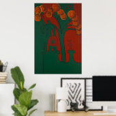 Der Steingott und sein Löwe 2010 Poster (Heimbüro)