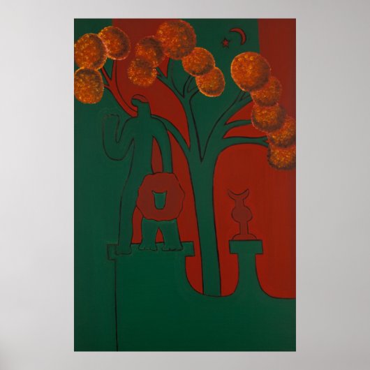 Der Steingott und sein Löwe 2010 Poster (Vorne)