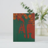 Der Steingott und sein Löwe 2010 Postkarte (Stehend Vorderseite)
