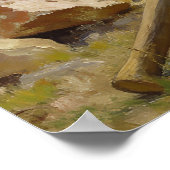 Der Steinsammler Poster (Ecke)