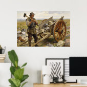 Der Steinsammler Poster (Heimbüro)