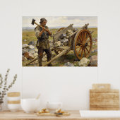 Der Steinsammler Poster (Küche)