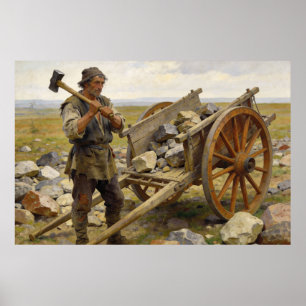 Der Steinsammler Poster