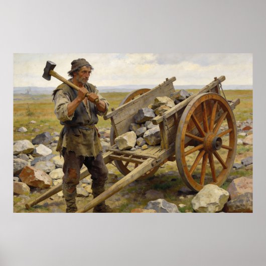 Der Steinsammler Poster (Vorne)