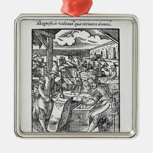 Der Steinschneider Ornament Aus Metall (Vorne)