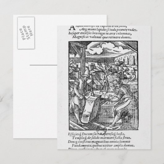 Der Steinschneider Postkarte (Vorne/Hinten)