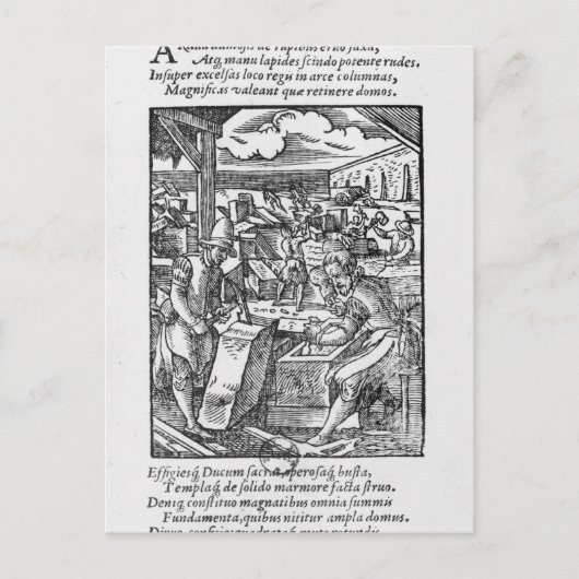 Der Steinschneider Postkarte (Vorderseite)