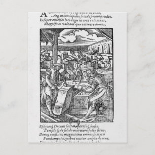 Der Steinschneider Postkarte