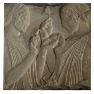 Der Stele von Pharsalos das Glorifizieren von Fliese