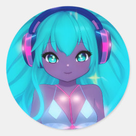 Der StellarNut-Sticker #02 Runder Aufkleber