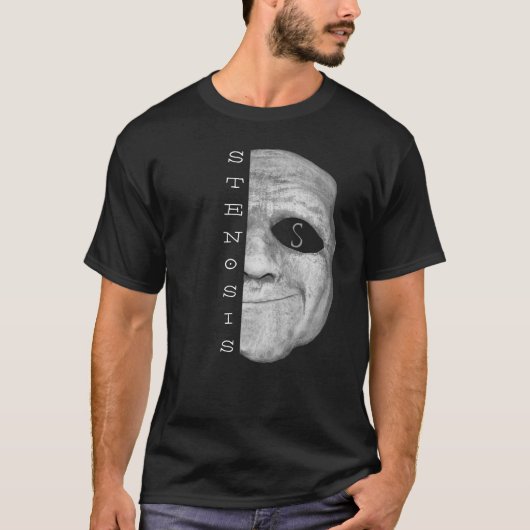 Der Stenosis-Masken-T - Shirt der Männer (Vorderseite)