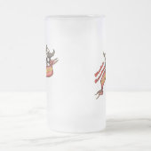 Der Stepdad-der Welt beststes der Mattglas Bierglas (Mittel)