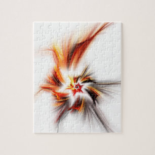 Der Stern des Teufels - Fraktal-Kunst-Puzzlespiel Puzzle