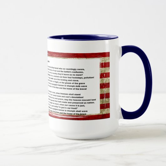 Der Stern hat Banner-Tasse geknackt Tasse (Rechts)