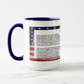 Der Stern hat Banner-Tasse geknackt Tasse (Links)