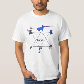 Der Stern Sammy Salinen gezeichnete T-Shirt