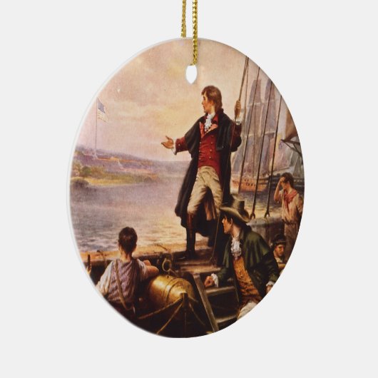 Der Stern Spangled Fahne durch Percy Moran Keramik Ornament (Rechts)