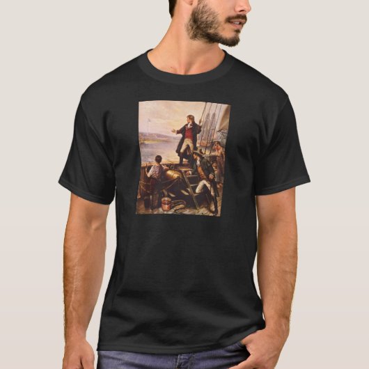 Der Stern Spangled Fahne durch Percy Moran T-Shirt (Vorderseite)