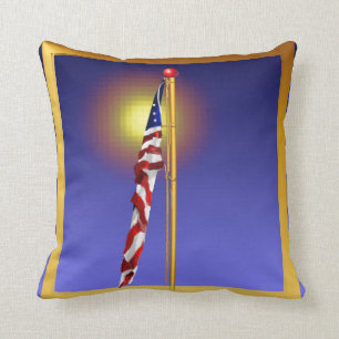 Der Stern Spangled Fahne Kissen