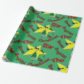 Der Stern strahlt zu Weihnachten hell Geschenkpapier (Ungerollt)