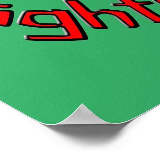 Der Stern strahlt zu Weihnachten hell Poster (Ecke)