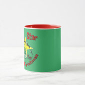 Der Stern strahlt zu Weihnachten hell Tasse (Zentrum)