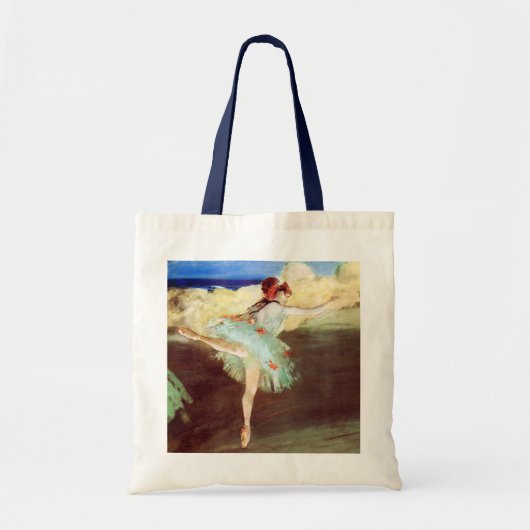 Der Stern: Tänzer auf Point von Degas Tragetasche (Vorne)