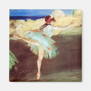 Der Stern: Tänzerin auf den Spitzen von Degas Magnet