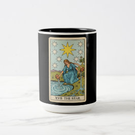 Der Stern Tarot Zweifarbige Tasse