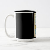 Der Stern Tarot Zweifarbige Tasse (Links)