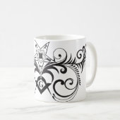 Der Stern und das Quadrat Kaffeetasse (VorderseiteRechts)