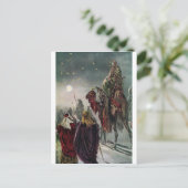 Der Stern von Bethlehem Postkarte (Stehend Vorderseite)