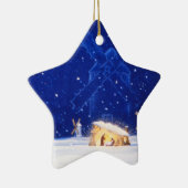 Der Stern von Bethlehem u. von DON QUICHOTE Keramikornament (Rechts)