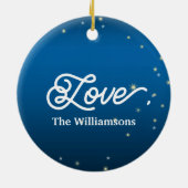 Der Stern von Bethlehem. Weihnachtsfeiern Keramik Ornament (Hinten)