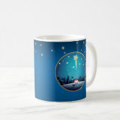 Der Stern von Bethlehem. Weihnachtsgeschenke-Tasse Kaffeetasse (VorderseiteRechts)