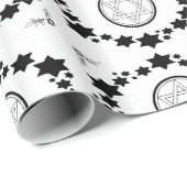 Der Stern von David - Geschenkpapier (Rolleneckpunkt)