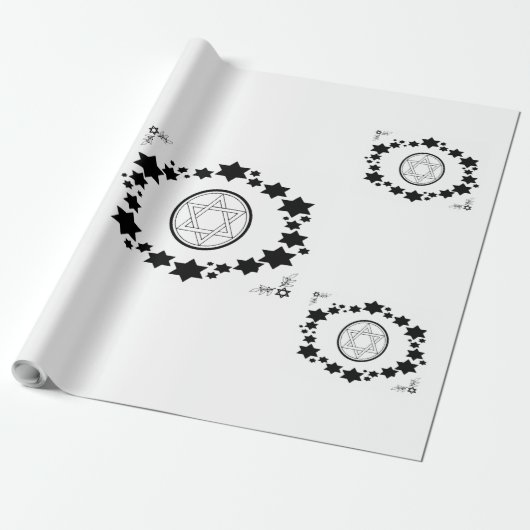 Der Stern von David - Geschenkpapier (Ungerollt)